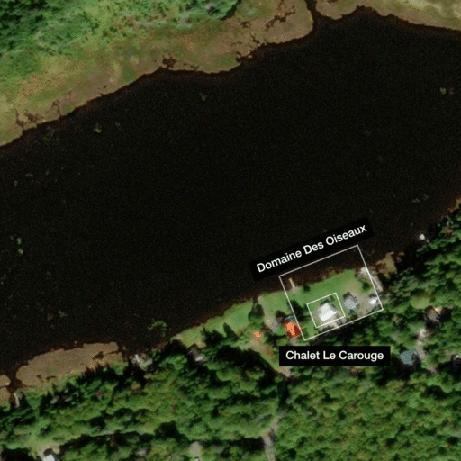 Vue aérienne du Domaine des Oiseaux